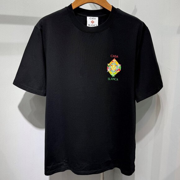 Casablanca Black 'Les Elements' T-Shirt - Picture 2 of 7